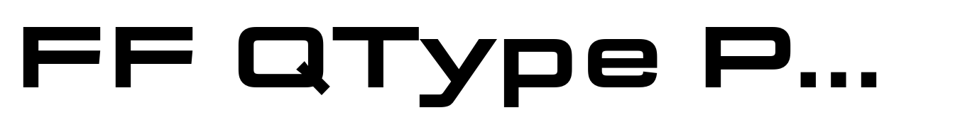 FF QType Pro Extended Bold